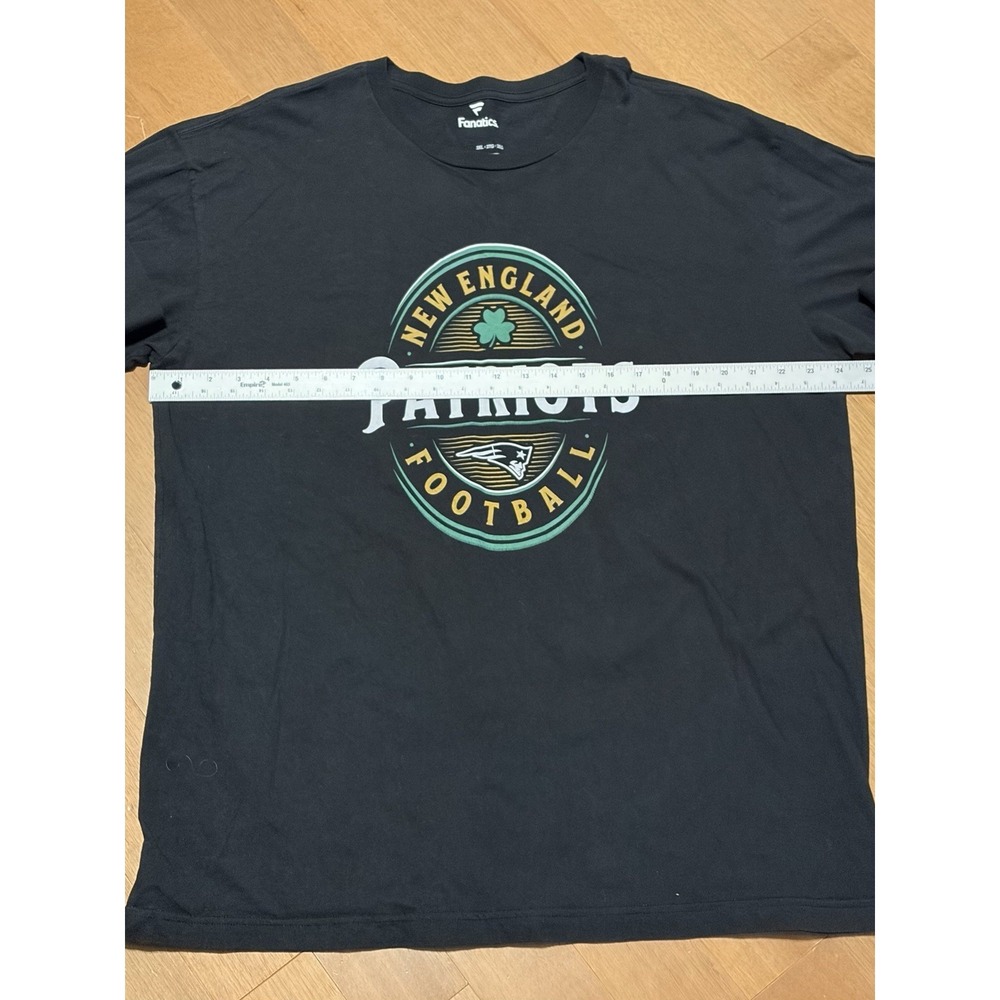 Fanatics New England Patriots Black XXL Longsleeve Shamrock Boston Irish NFL EUC - Picture 6 of 7